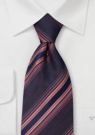 Tino Cosma Tie - Designer Tie in Violet, Purple & Dark Pink