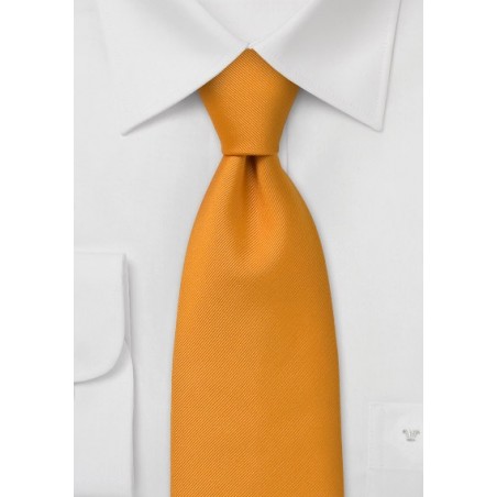 Extra Long Necktie -  Safari Orange