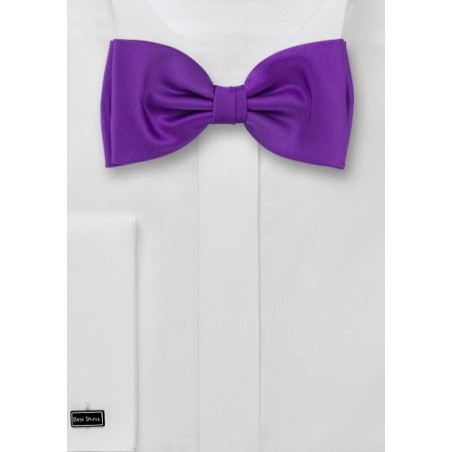 Purple bow ties  -  Solid color purple bow tie