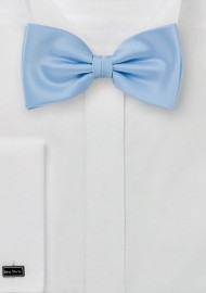 Bow ties  -  Light blue solid color bow tie