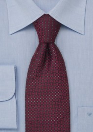 Men's neckties - Purple tie with square pattern