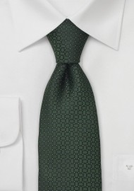 Men's Neckties - Dark green tie