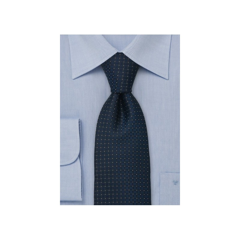 Men\'s Neckties - Midnight blue tie