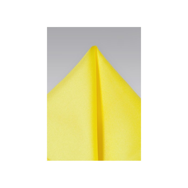 Pocket Squares - Bright yellow hankie