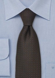 Brown tie - Coffee brown necktie