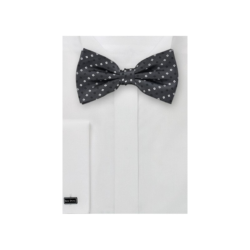 Silk Bow Ties - CLassy Bow Tie with Matching Pocket Square