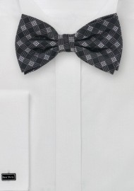 Checkered Bow Ties - Bow Tie & Matching Pocket Square