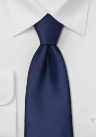 Clip on ties - Dark blue clip on tie