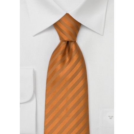 Copper Orange Silk Tie