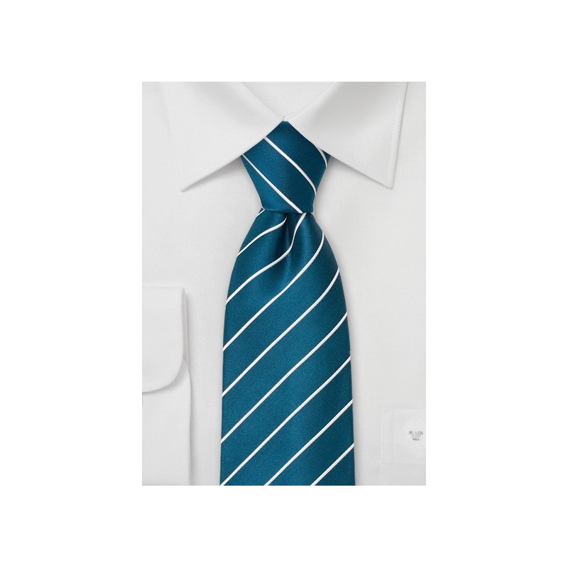Extra Long Ties - Turquoise Blue XL Necktie