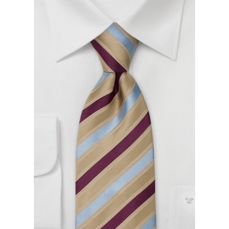 Striped Designer Neckties - Striped Tie "Verona" by Parsley