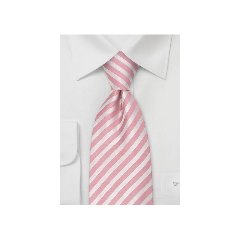 Kids Ties - Boys Pink Silk Tie