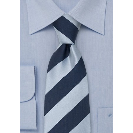 Blue Striped Neckties - Silk tie by Parsley