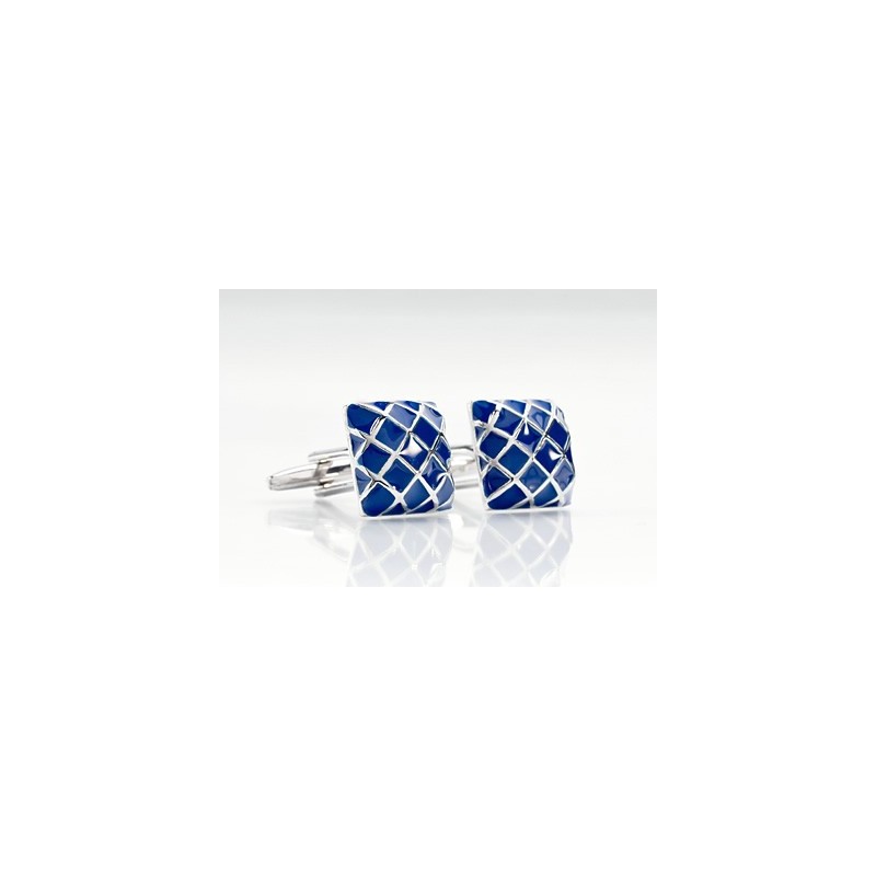 Blue Cufflinks - Designer cufflinks by Mont Pellier