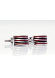 Trendy cufflinks - Cufflinks with Red and Black
