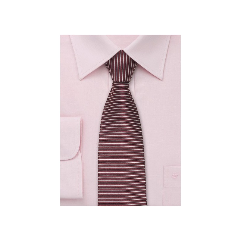 Red Skinny Ties - Designer Tie by Cavallieri