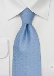 Designer Neckties - Sky Blue Silk Tie by Chevalier