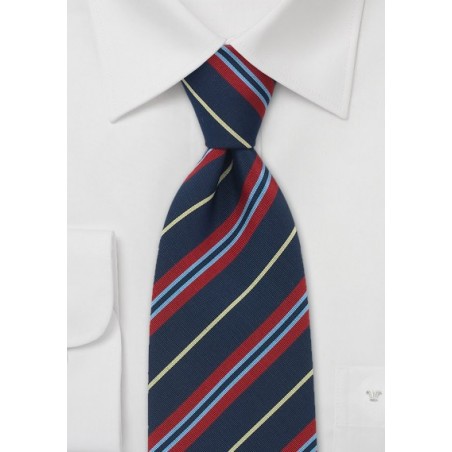 Regimental Striped Necktie by Atkinsons