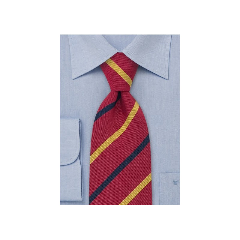 Traditional British Striped Necktie by Atkinsons
