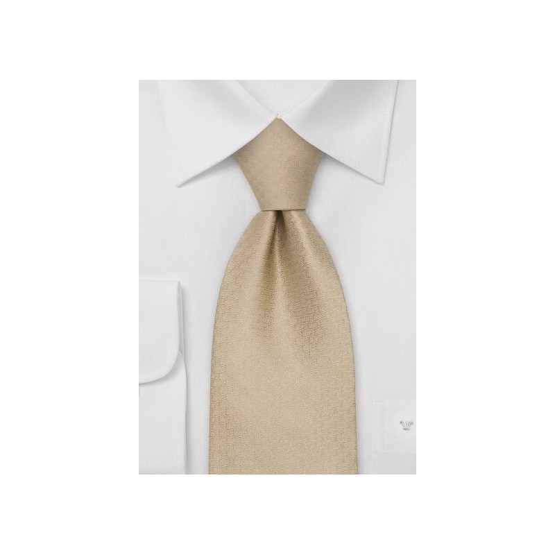 Wheat Color Necktie - Elegant Necktie by Chevalier