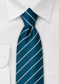 XL Mens Necktie in Turquoise Blue