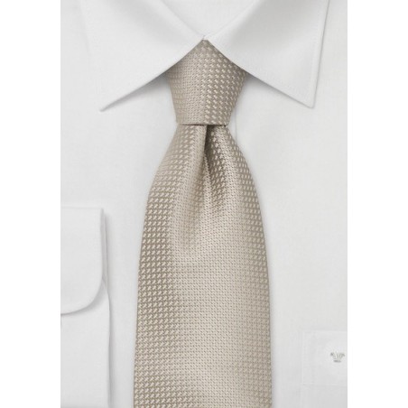 Elegant Summer Tie in Wheat-Tan Color
