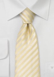 Kids Necktie in Lemon Yellow