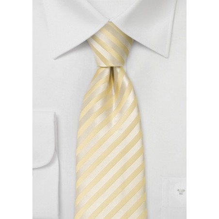 Kids Necktie in Lemon Yellow