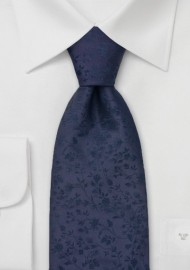 Elegant Floral Silk Tie by LACO