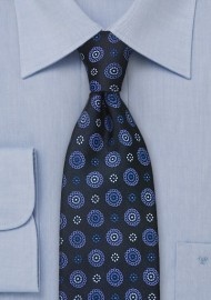 Dark Blue Silk Tie by Chevalier