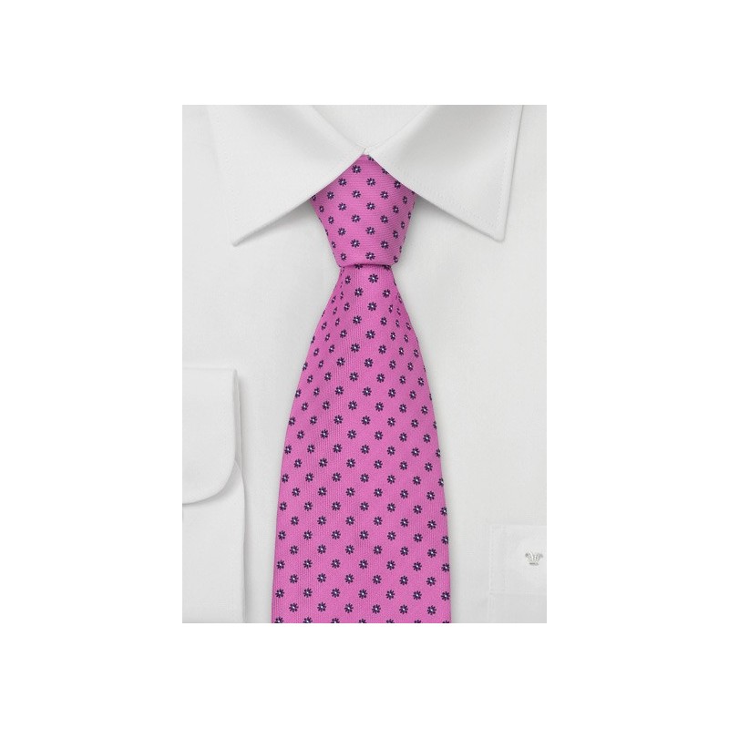 Hot Pink Silk Tie by Chevalier
