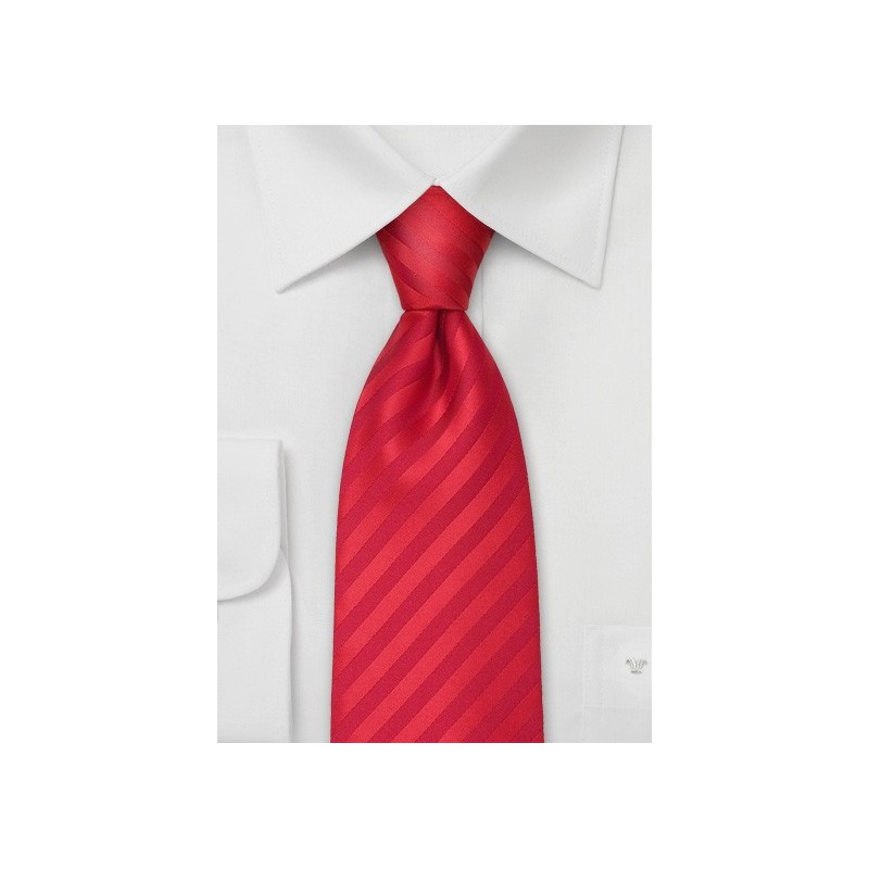 Bright Red Kids Necktie