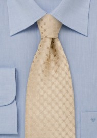 Ivory Designer Silk Tie