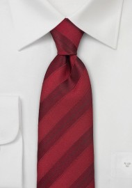 Elegant Designer Tie in Cherry Red