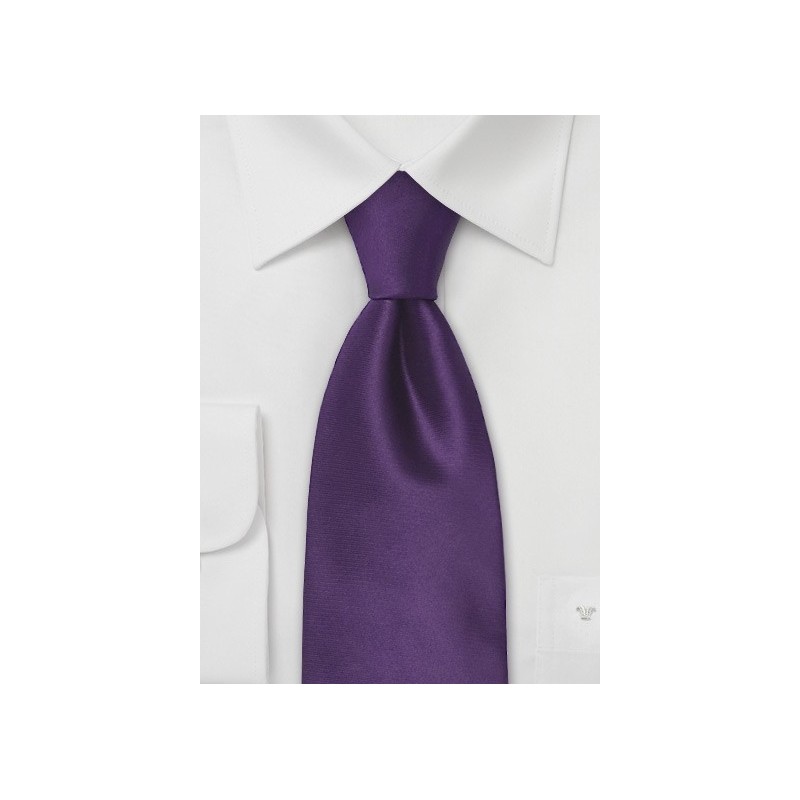Indigo-Purple Silk Tie for Kids