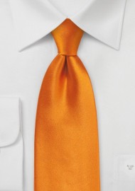 Bright Orange Necktie for Kids