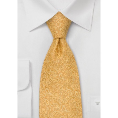 Paisley Tie in Yellow