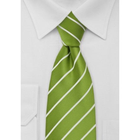 Chartreuse Green Kids Tie