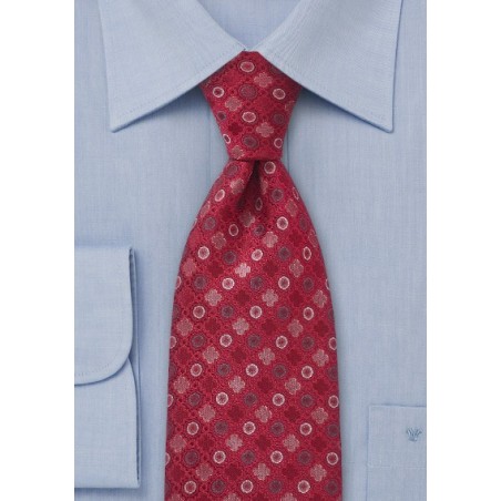 Cherry Red Tie by Chevalier