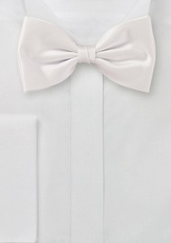 Silk Bow Tie in Ivory