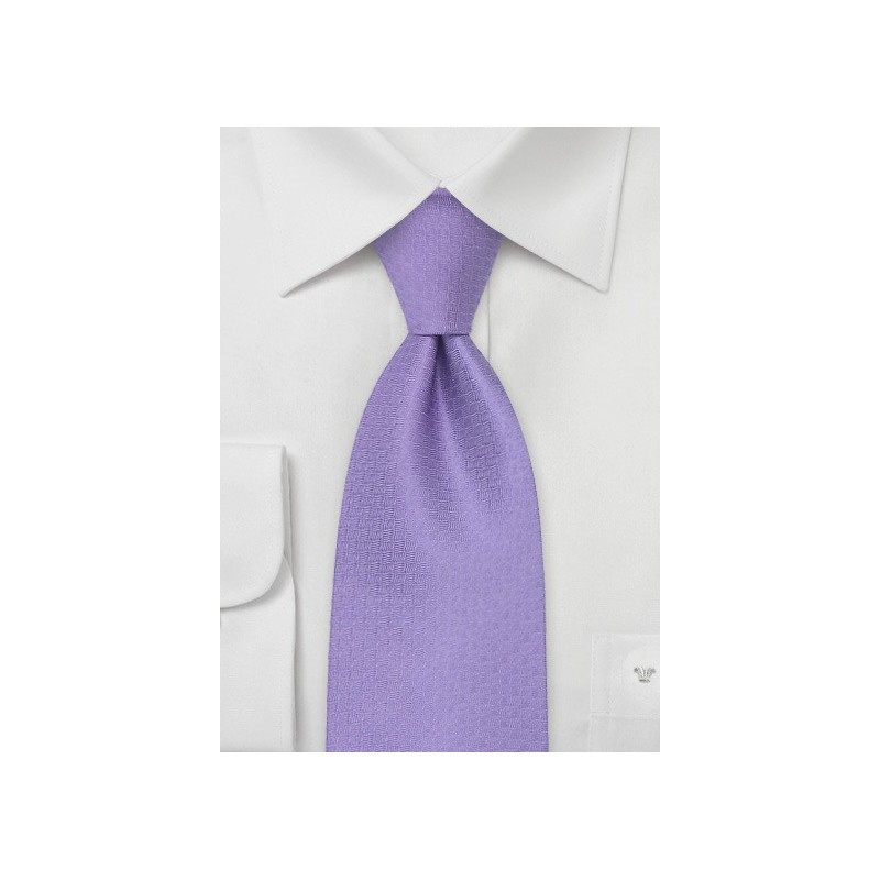 French Designer Tie in Lavender