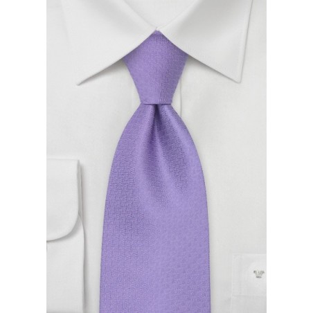French Designer Tie in Lavender