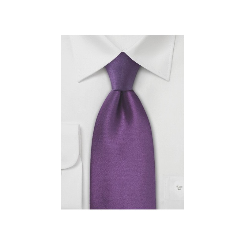Violet Purple Silk Tie
