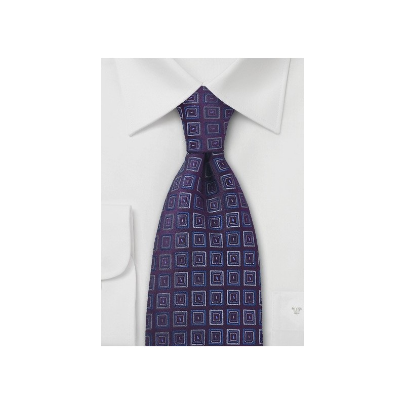 Foulard Tie in Dark Purple