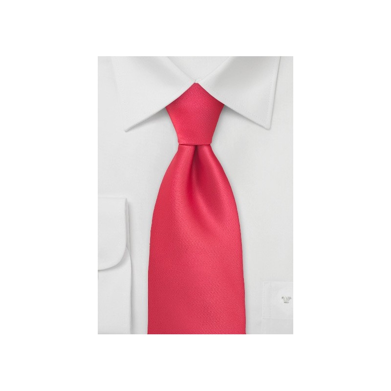 Bright Lollipop Red Necktie
