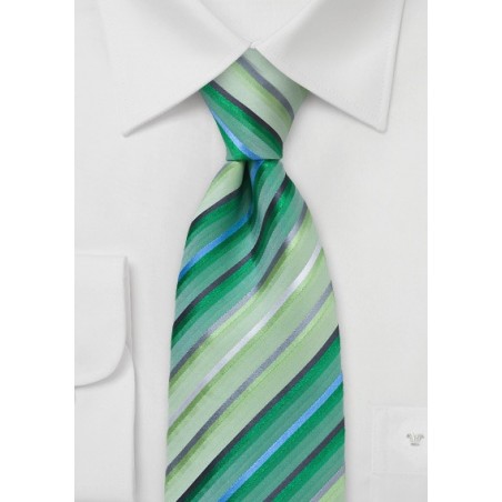 Lime and Grass Green Tie