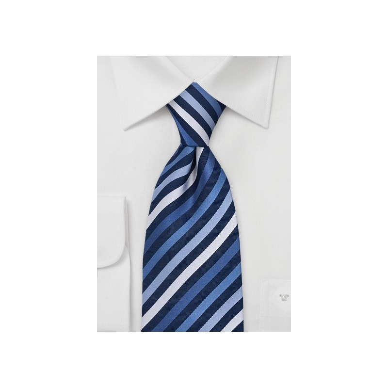 Horizon Blue Striped Tie