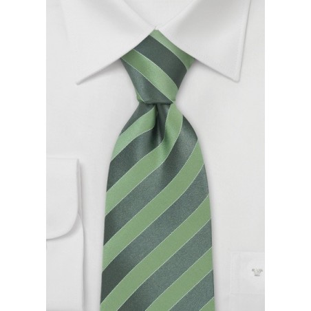 Modern Bright Green Silk Tie