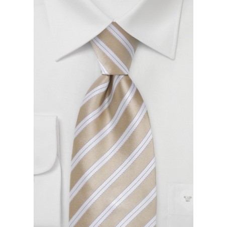 Sweet Almond Striped Tie