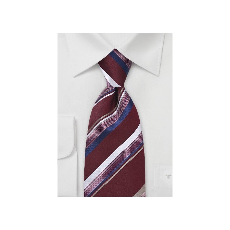 Multi-Color Striped Tie